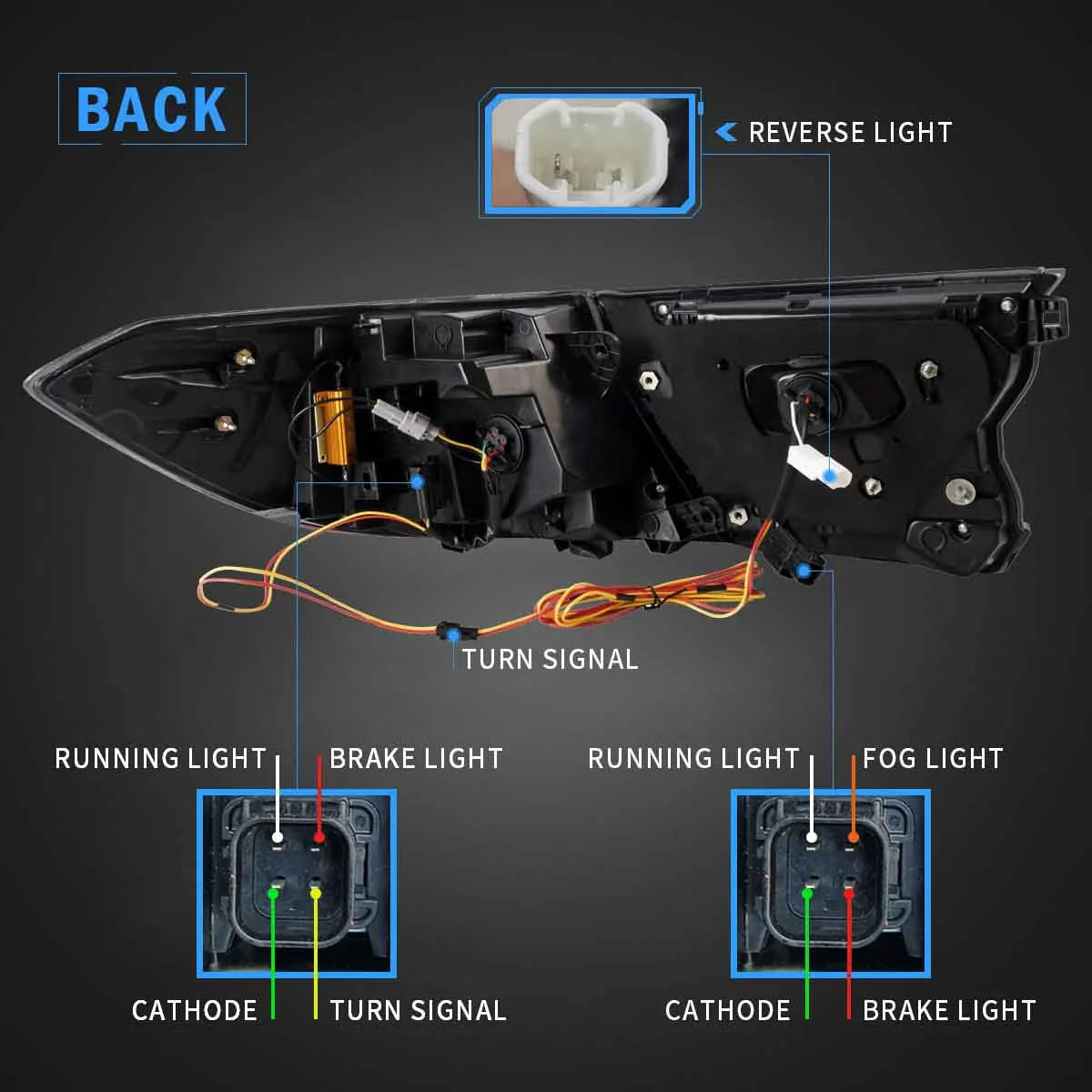 2018 - 2022 Honda Accord Startup With Dynamic Animation LED Taillights