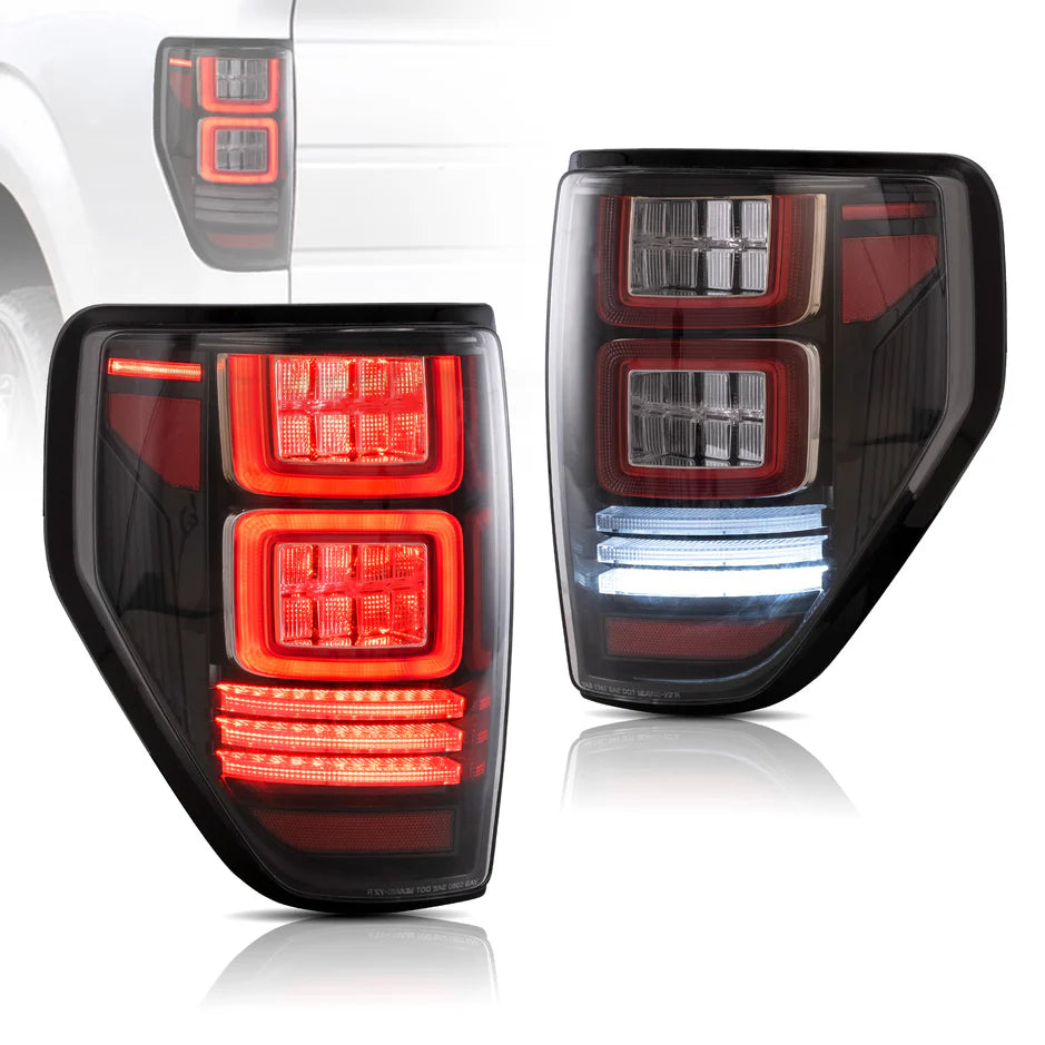 Ford F150 W/ Amber/Red Sequential Turn Signal LED Taillights 2009 - 2014