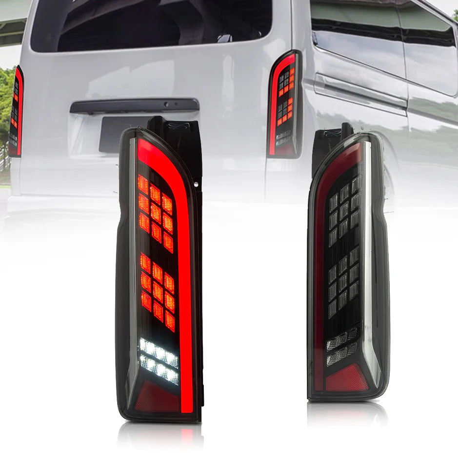 2005 - 2019 Toyota Hiace Aftermarket Rear Lamps LED Tail Lights