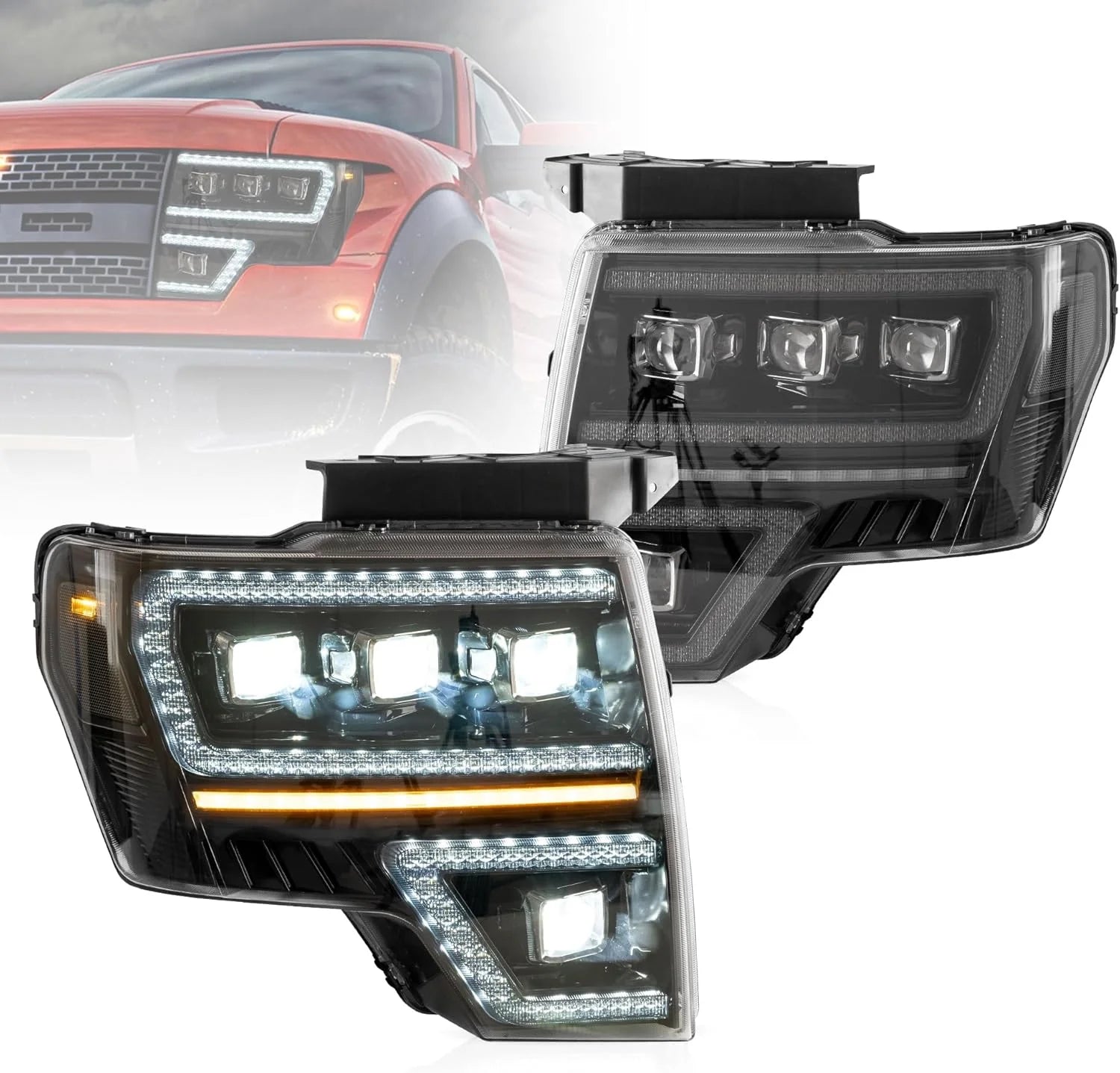 Ford F150 LED Projector Headlights 2009 - 2014