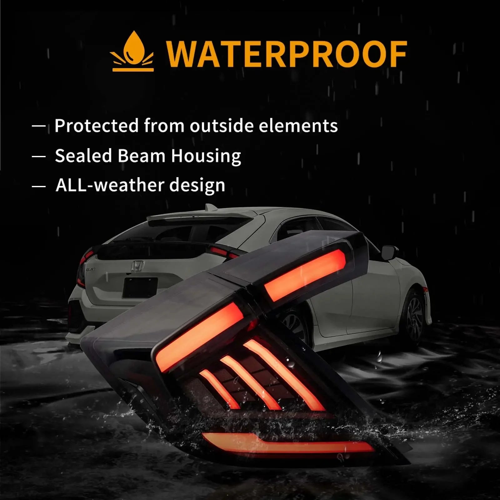 2016 - 2021 Honda Civic Hatchback(FK7) Type R(FK8) LED Taillights