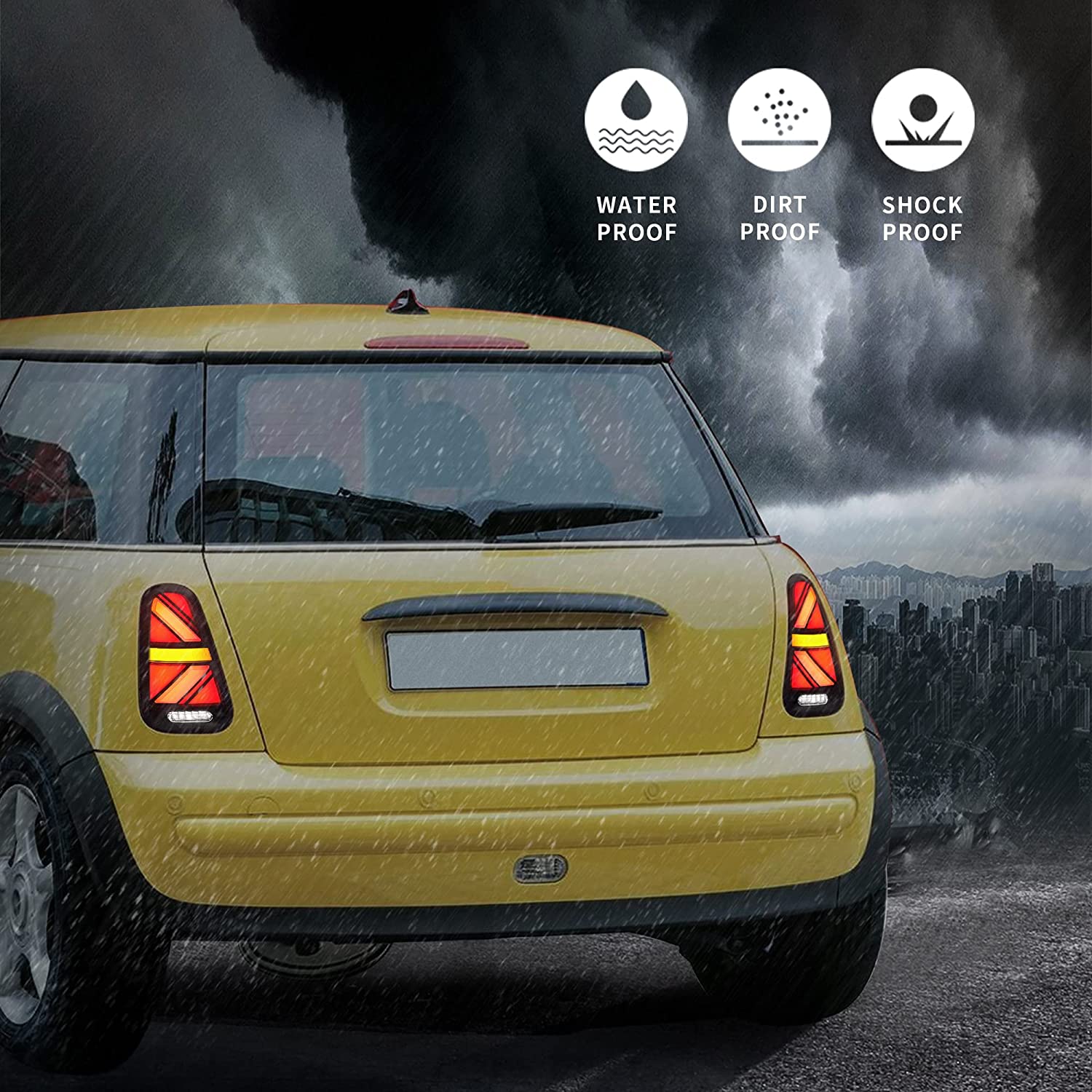 BMW Mini Cooper R50 R52 R53 [Mini Hatch/Cabrio] Rear Lamps LED Taillights 2001 - 2008