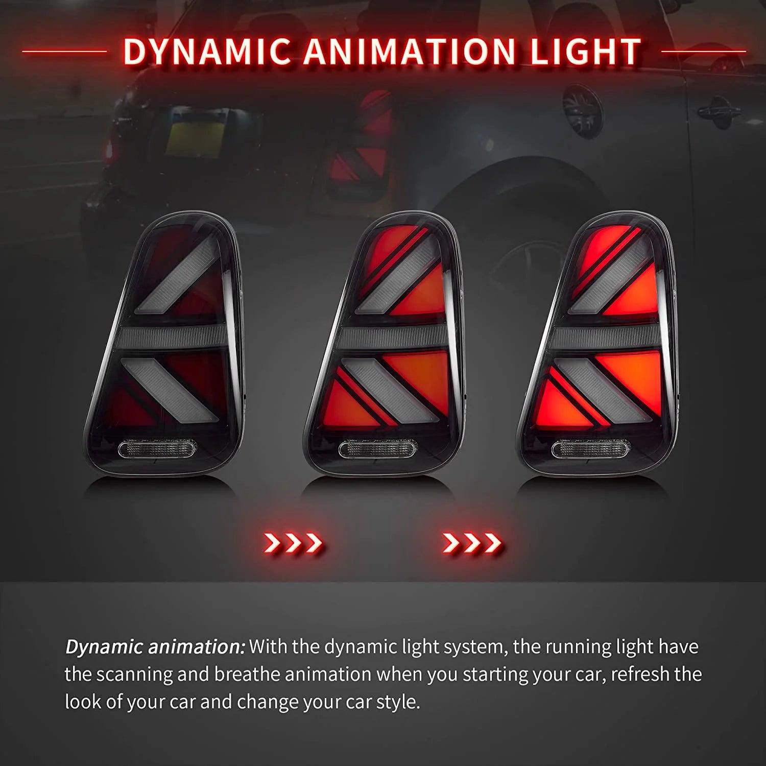 BMW Mini Cooper R50 R52 R53 [Mini Hatch/Cabrio] Rear Lamps LED Taillights 2001 - 2008