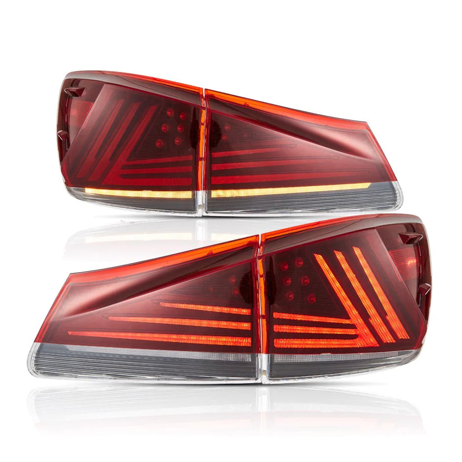 Lexus IS250 IS350 ISF IS300 220d 200d [XE20] LED Rear Lamps Pair LED Tail lights 2005 - 2014