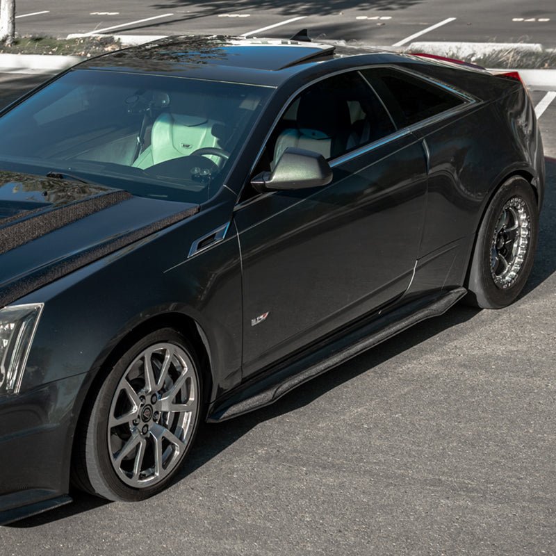 Cadillac CTS-V Coupe Carbon Fiber Side Skirts 2009-2015