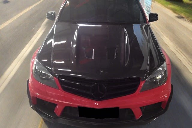 2008 - 2011 Mercedes Benz W204 C63 AMG BKSS Style Hood