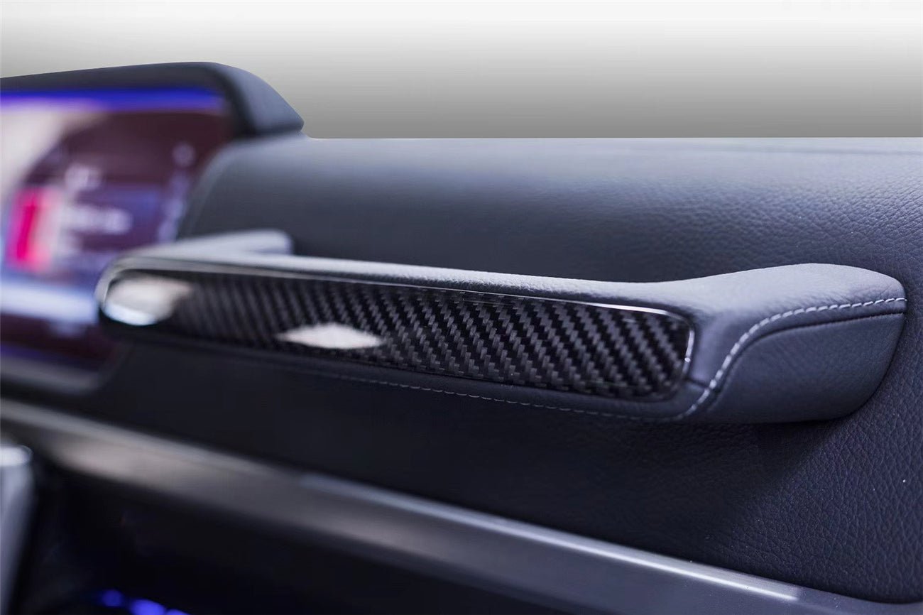 2019 - 2023 Mercedes Benz W464 G550 G63 AMG G-Class Dry Carbon Fiber Co-pilot Handrail Replacement