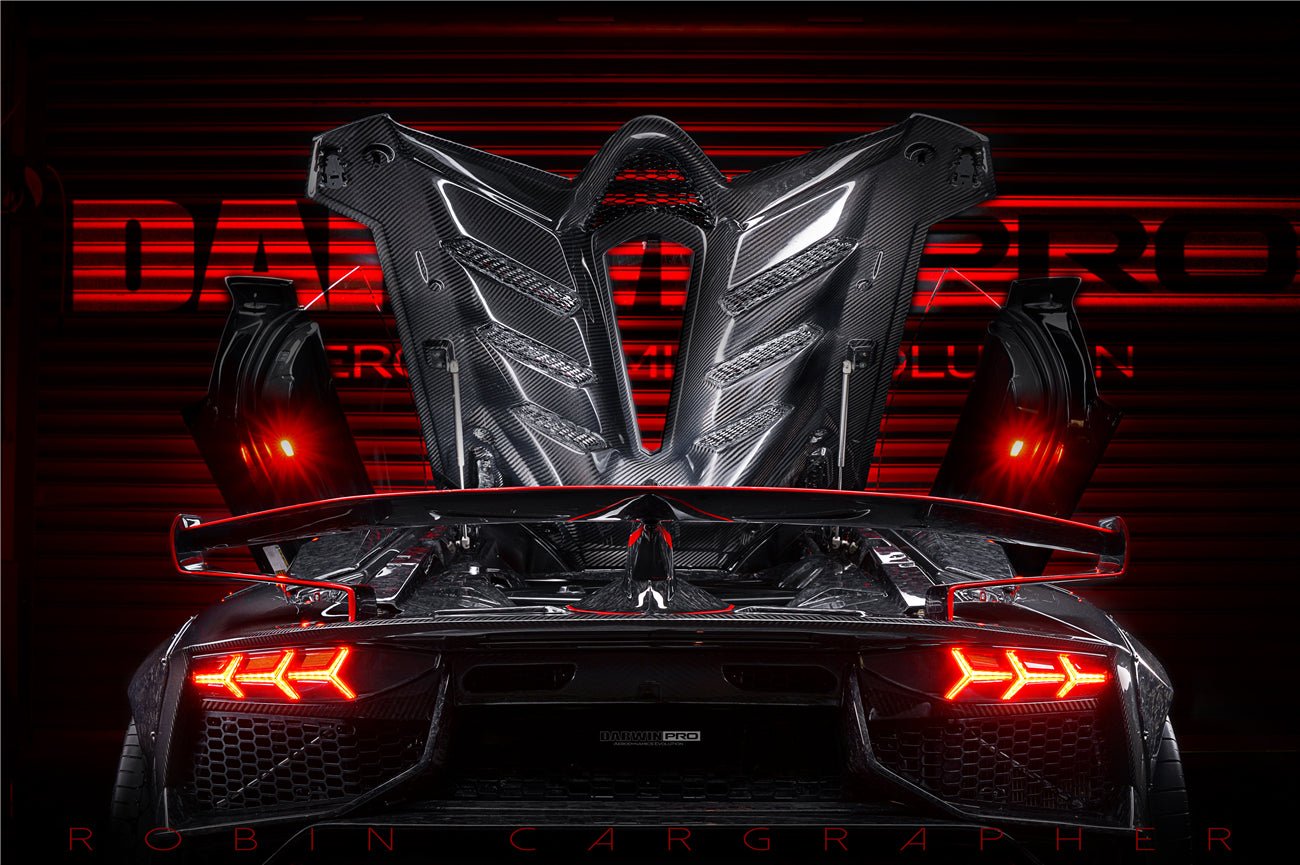 2011 - 2016 Lamborghini Aventador LP700 Roadster SV-BKSSII Style Wide Body Carbon Fiber Aero Full Kit