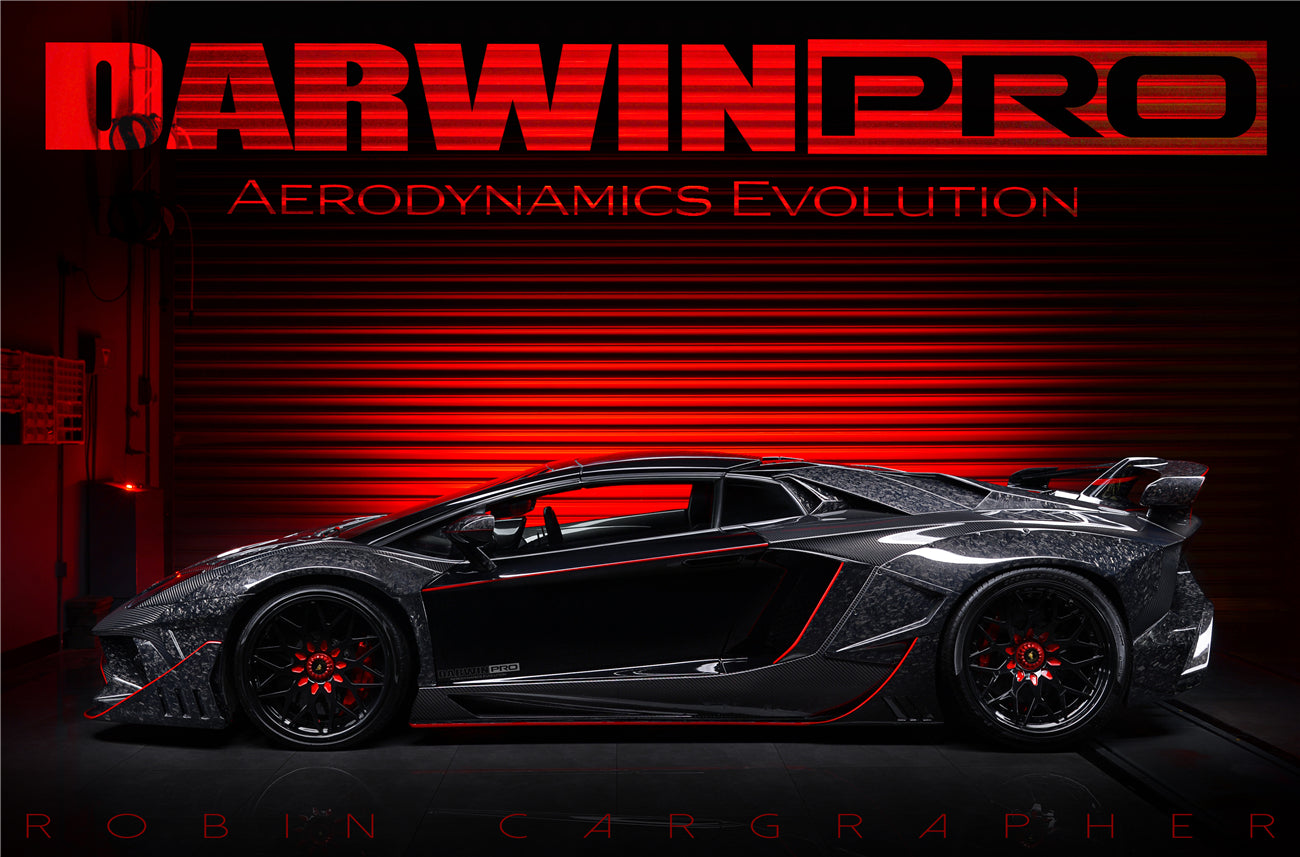 2011 - 2016 Lamborghini Aventador LP700 Coupe SV-BKSSII Style Wide body Carbon Fiber Aero Full Kit