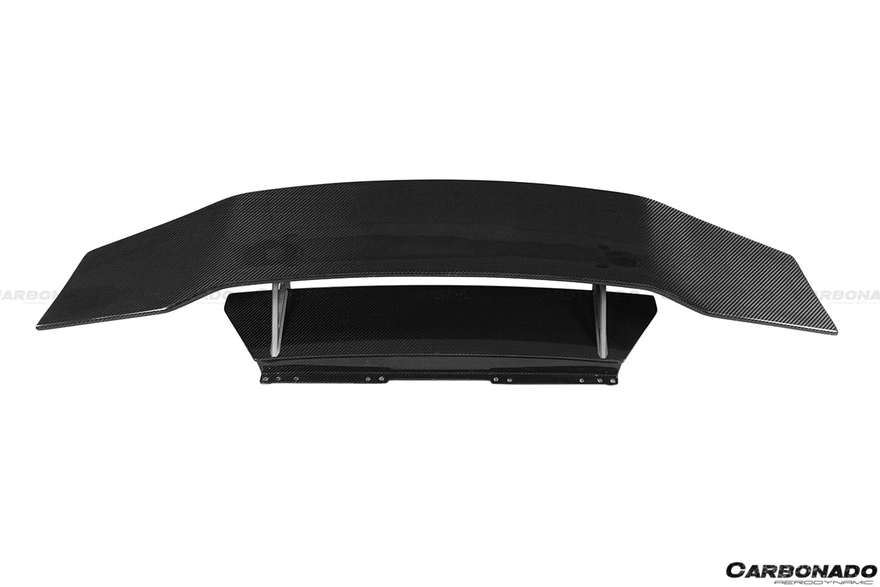 2015 - 2025 Lamborghini Huracan LP610 & LP580 & EVO & Tecnica DC Style Carbon Fiber Trunk Spoiler with Base