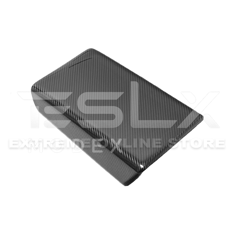 Tesla Model 3 Model Y Carbon Fiber Interior Center Armrest Cover 2020-Up