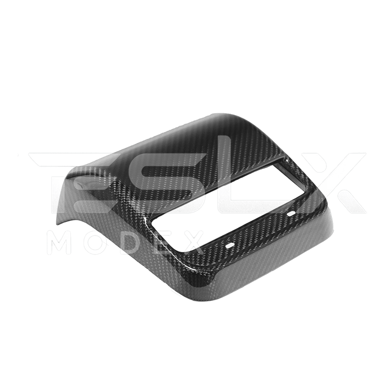 Tesla Model 3 Model Y Carbon Fiber Interior Rear Air Outlet Cover 2020-2024