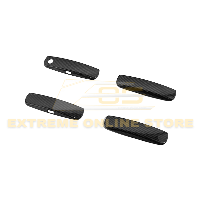 Dodge Charger Factory Style Carbon Fiber Door Handle Cover Set 2015-2023