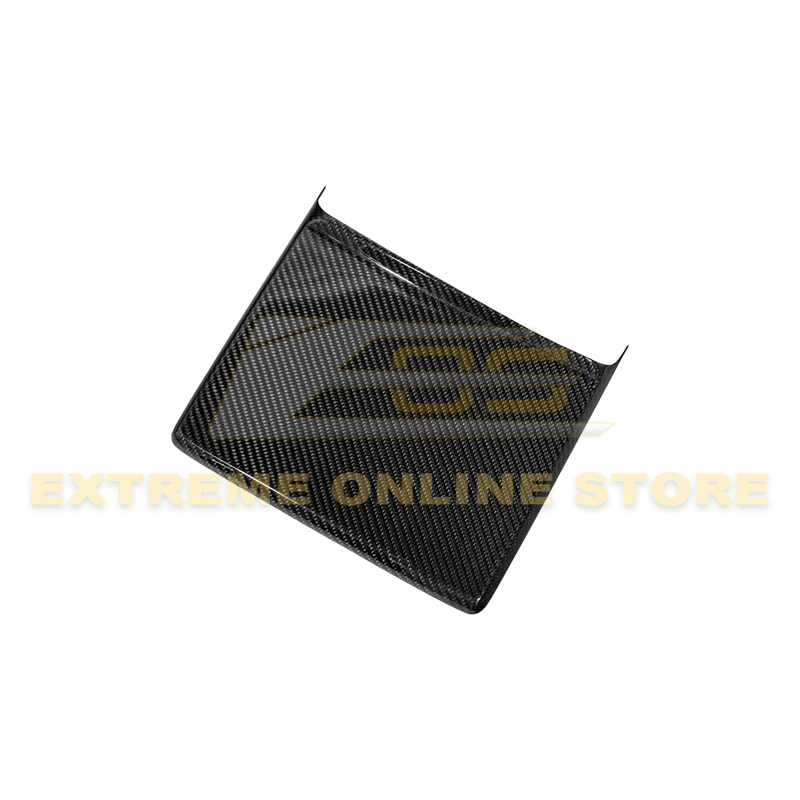 Ford Mustang Mach-E Factory Style Dry Carbon Fiber Navigation Monitor Cover 2021-Up