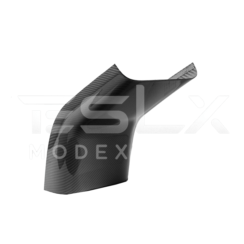 Tesla Model 3 Model Y Carbon Fiber Interior Rear Anti Kick Plate Cover 2020-2024