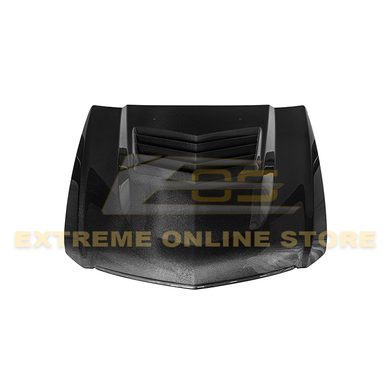 Cadillac CTS-V GMX322 Carbon Fiber Vented Front Hood 2009-2015