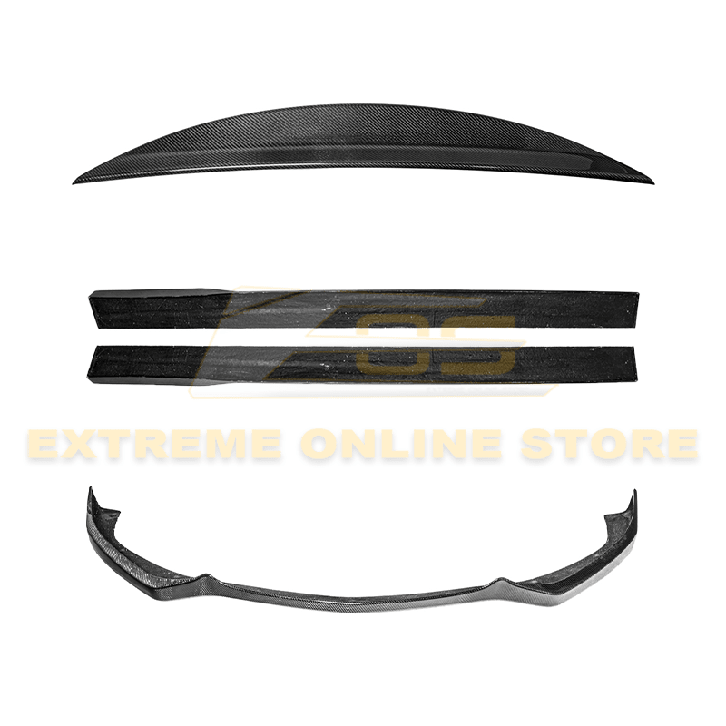 Chevrolet SS Carbon Fiber Full Aero Kit Front Lip Side Skirts Rear Spoiler 2013-2015