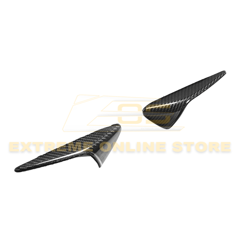 Tesla Model 3 / Model Y Carbon Fiber Exterior Door Camera Covers 2020-2024