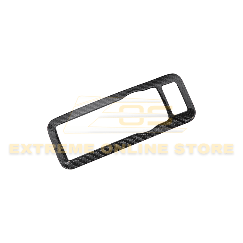 Ford Mustang Mach-E Factory Style Dry Carbon Fiber Headlight Control Panel Trim 2021-Up