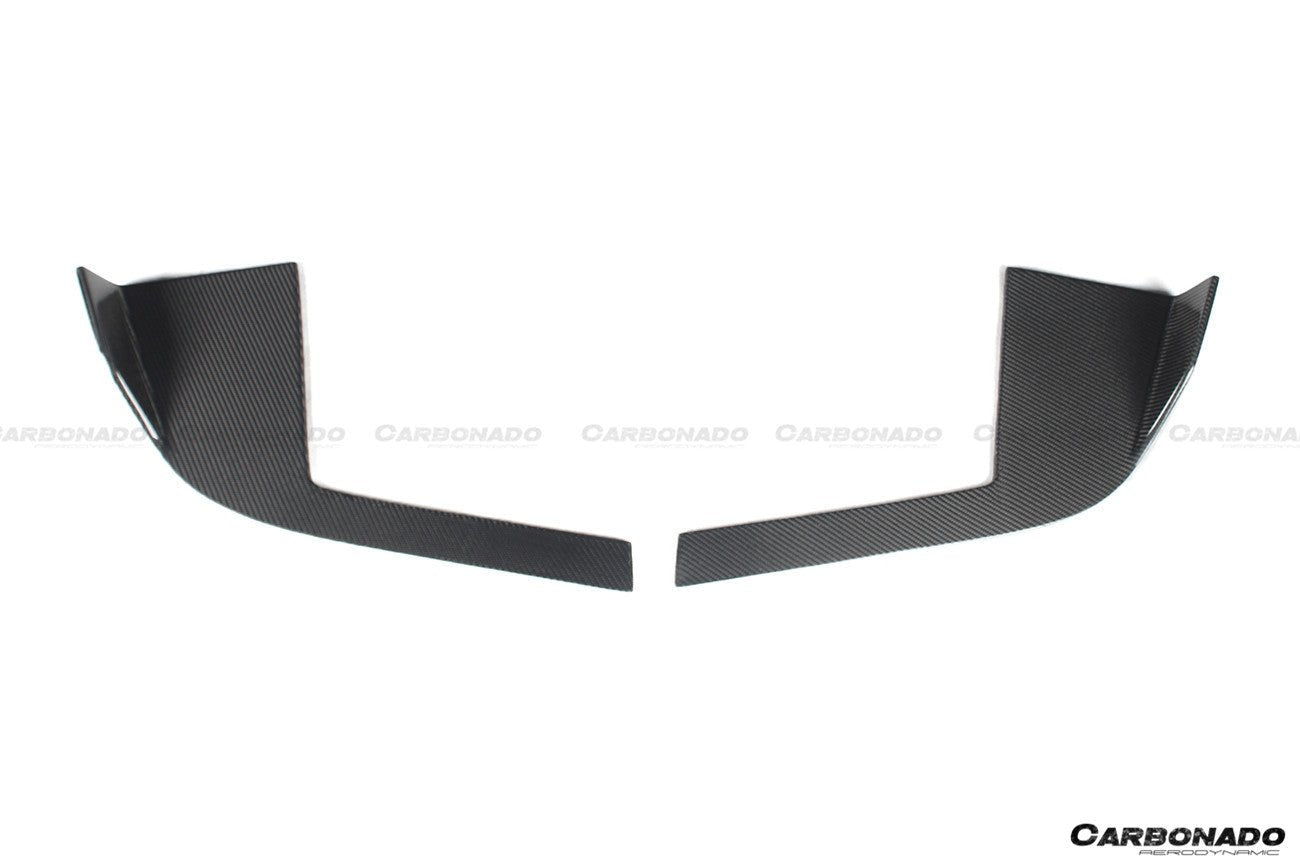 2014 - 2017 Porsche Macan GTS & Turbo & S ATS Style Carbon Fiber Rear Diffuser with Winglets
