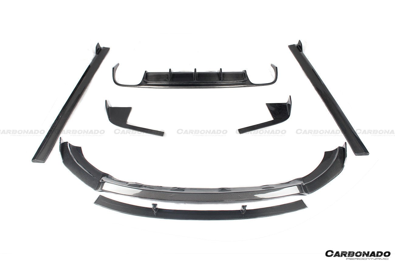 2014-2017 Porsche Macan GTS & Turbo & S ATS Style Carbon Fiber Full Kit