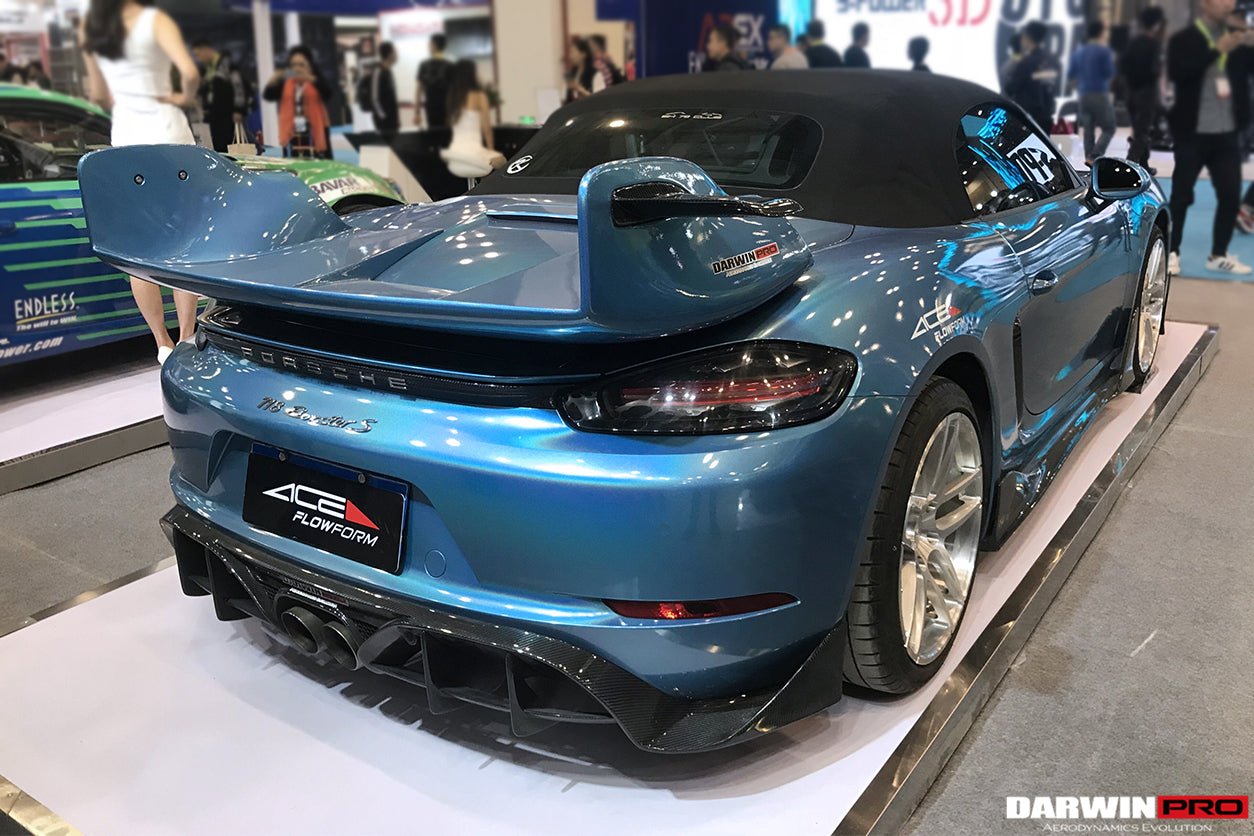2016 - 2024 Porsche 718 Boxster STM Style Trunk Spoiler