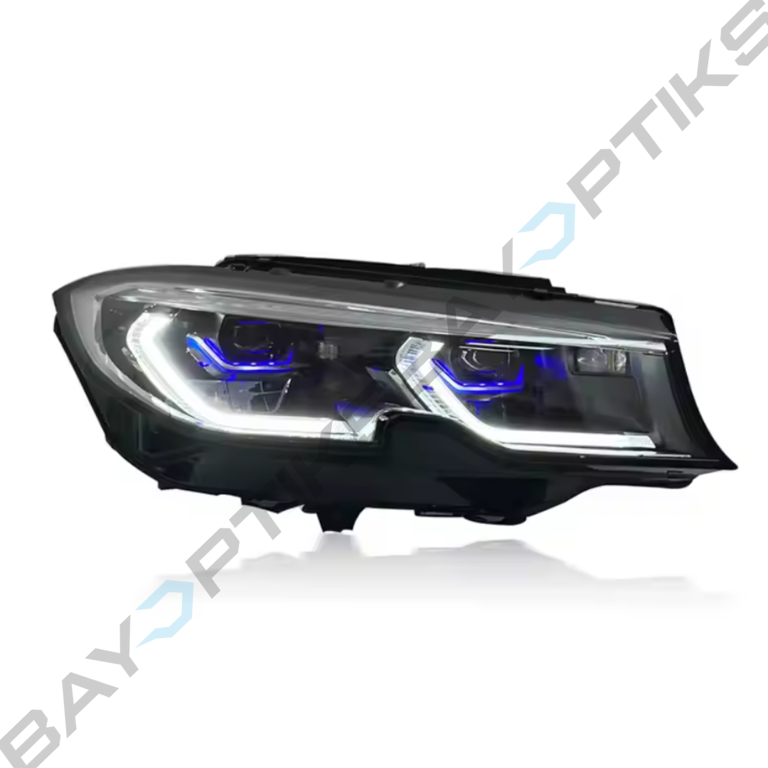 2019 - 2022 BMW G20 3 Series 2nd version OEM Laser Style Headlight White/Yellow
