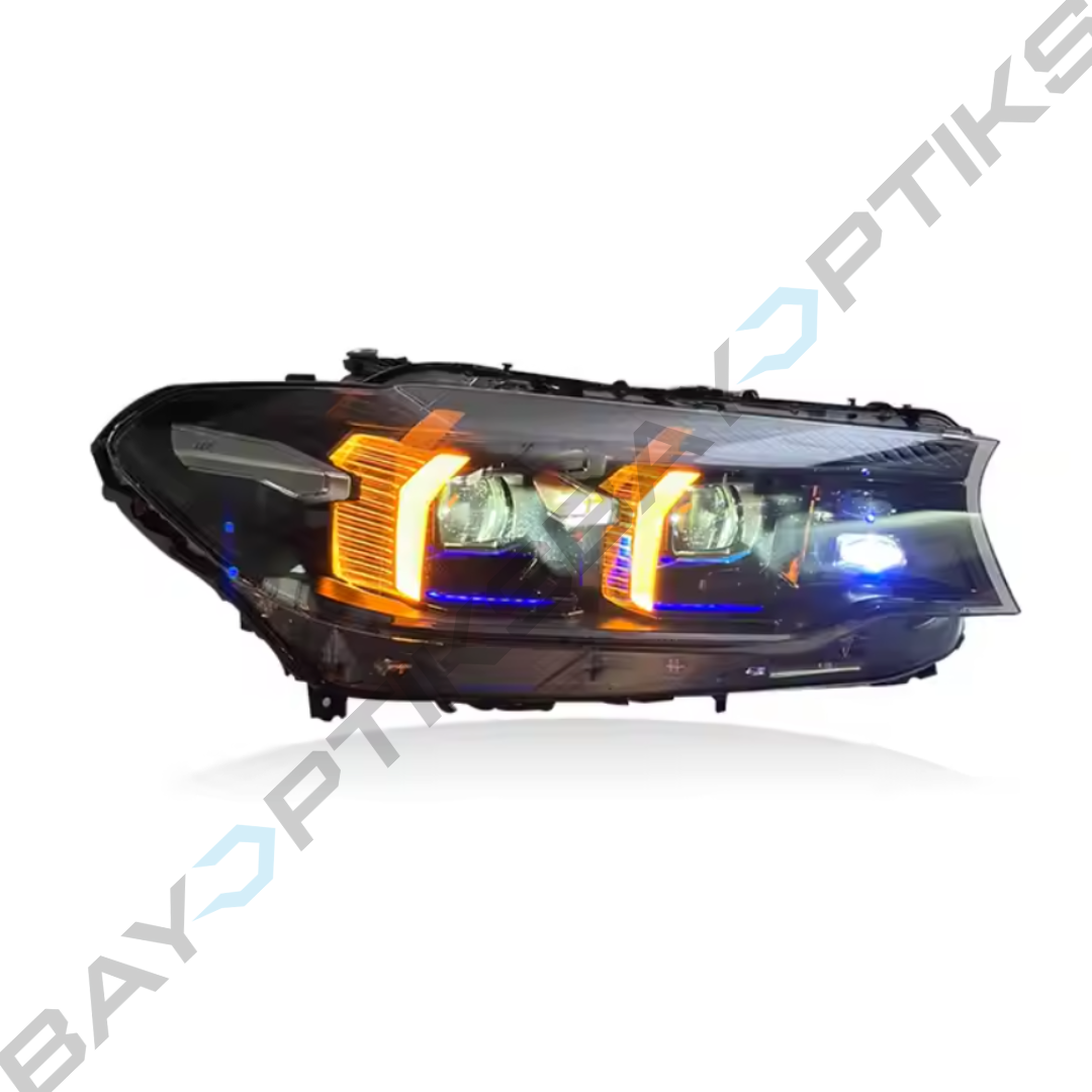 2018 - 2020 BMW G30 5 Series Snake Eye Style Headlight
