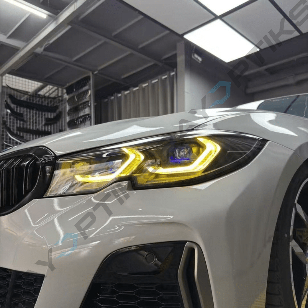 BMW G20 3 Series Laser Style LED Headlights White Yellow 2019 2022 bmw-g20-3-series-laser-style-led-headlights-white-yellow-2019-2022