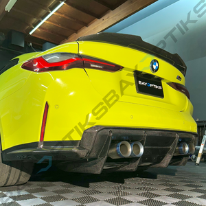 BMW G8X G80 G82 M3 M4 Carbon Fiber 7 Piece Race Diffuser