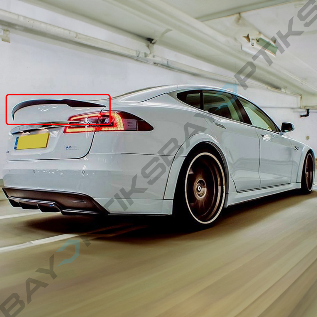 Tesla Model S V2 Spoiler Carbon Fiber 2012-2020