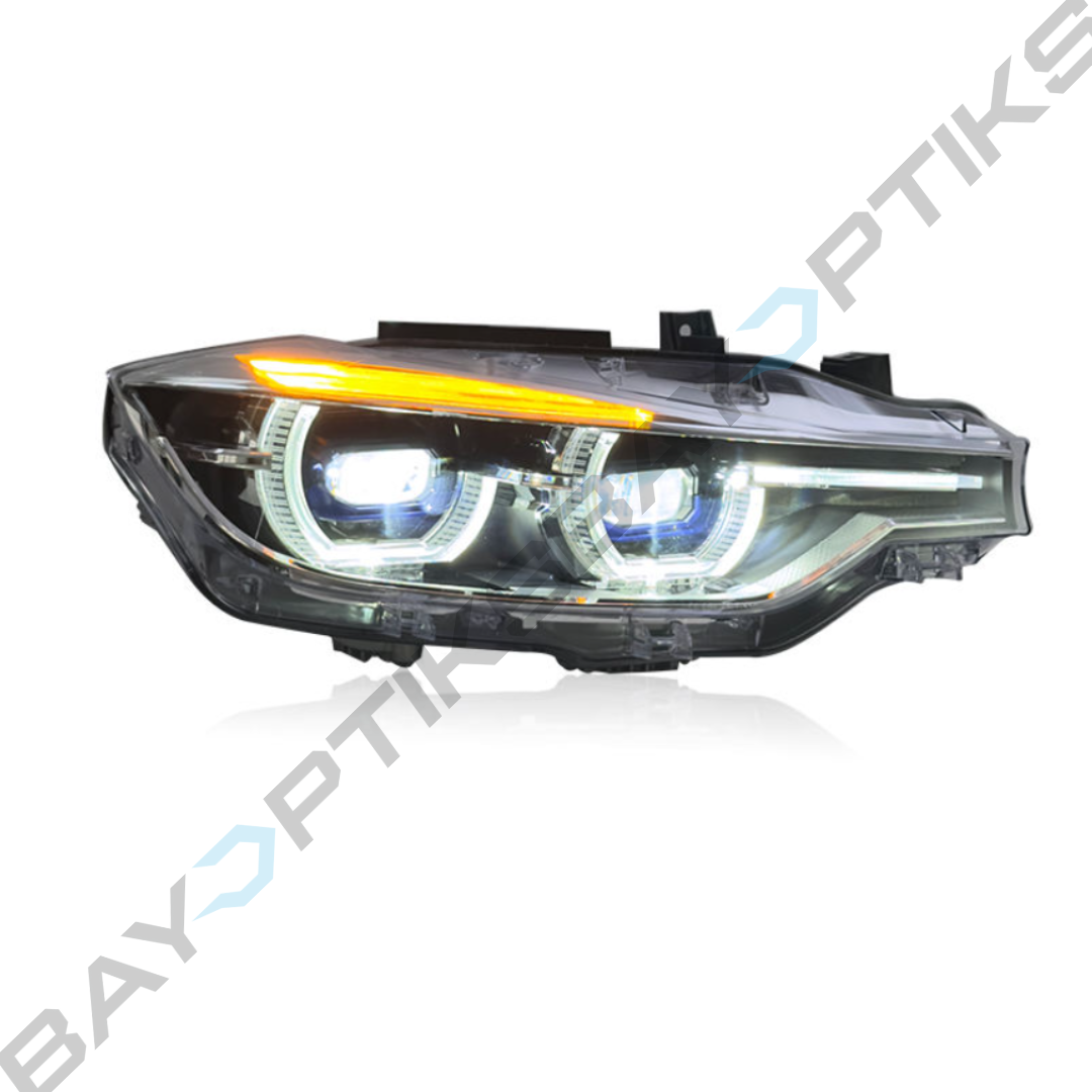BMW F30 3 Series LCI Style Dual Projector Headlights 2012 - 2019