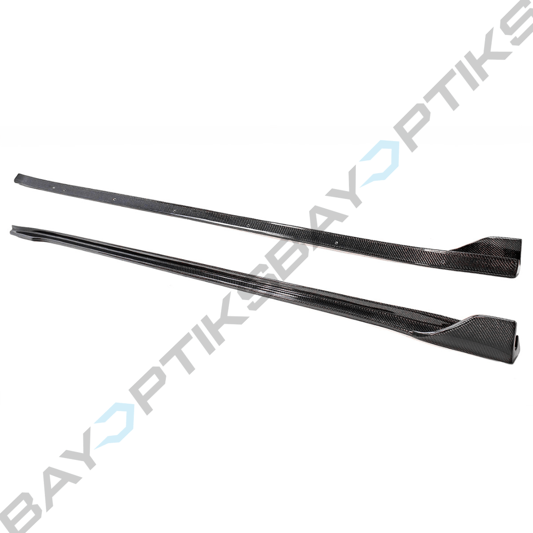 2017-2023 Tesla Model 3 V-Style Carbon Fiber Side Skirts