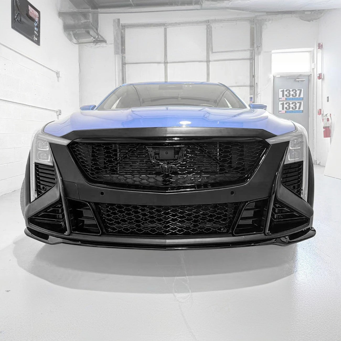 Cadillac CT5 CT5-V Blackwing Style Primed Black Front Bumper Conversion Kit 2025-Up