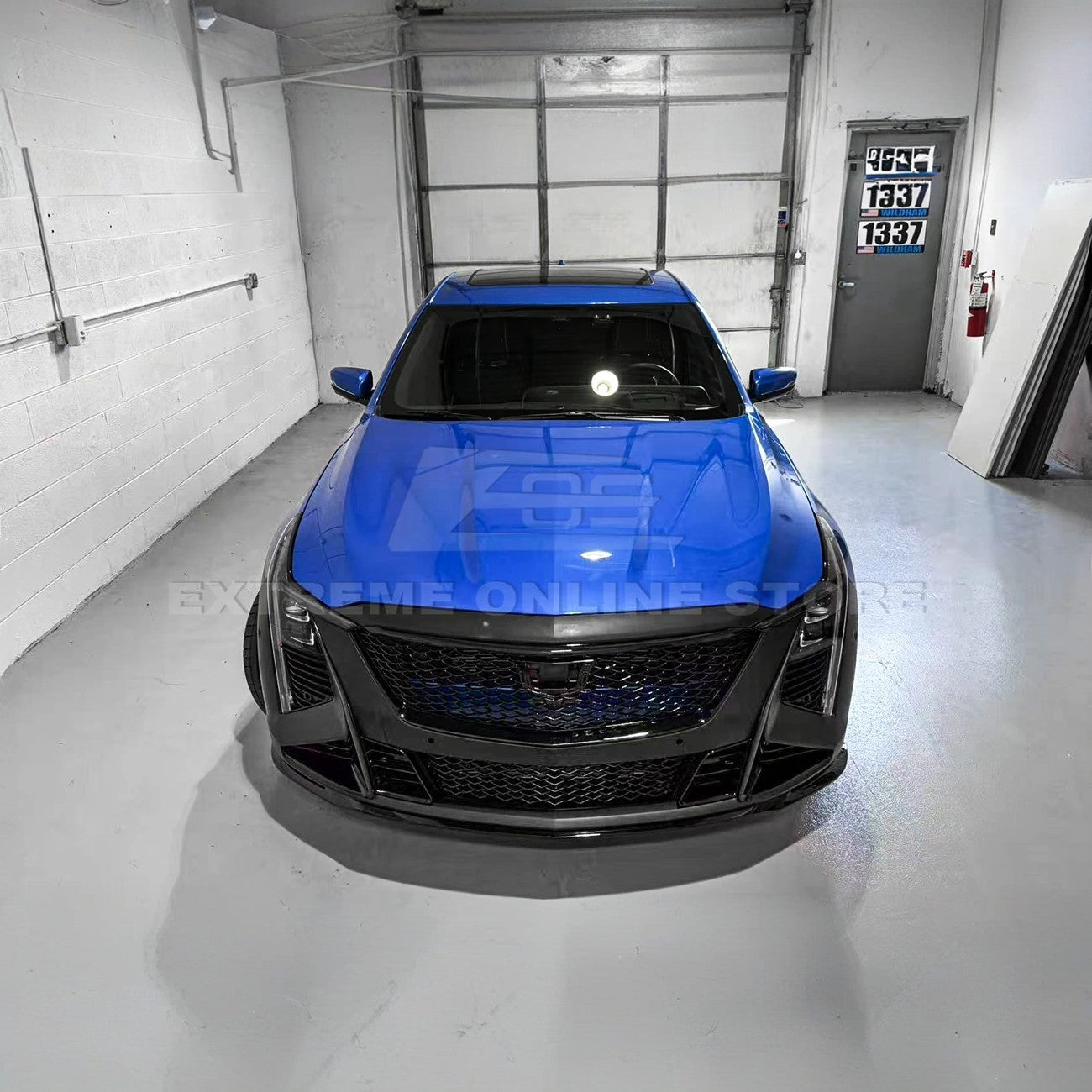 Cadillac CT5 CT5-V Blackwing Style Primed Black Front Bumper Conversion Kit 2025-Up