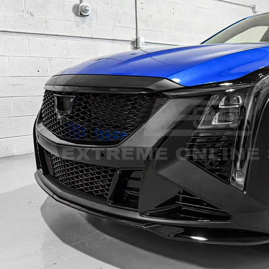Cadillac CT5 Blackwing Style Gloss Black Front Bumper Grille Cover 2025-Up