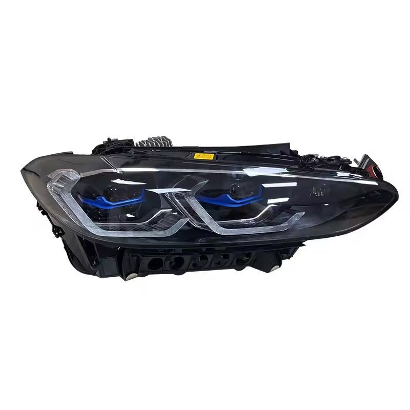 BMW G8X G80 M3 G82 M4 G22 4 Series CSL Yellow/White Complete Laser Style Headlights (2021 - Present)