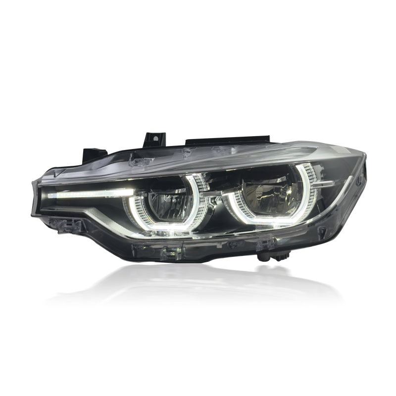 F30 3 Series LCI Style LED Headlights V2 CSL Yellow/White 2012 - 2019
