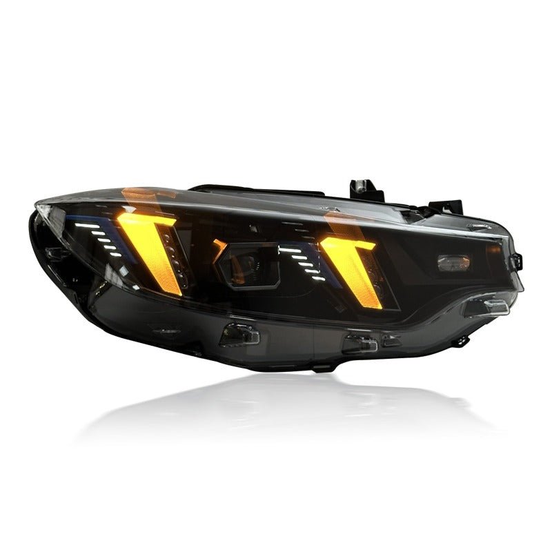 F8X F80 M3 F82 M4 & F32 Coupe Complete Snake Eyes Style LED Headlights CSL Yellow/White 2014 - 2020