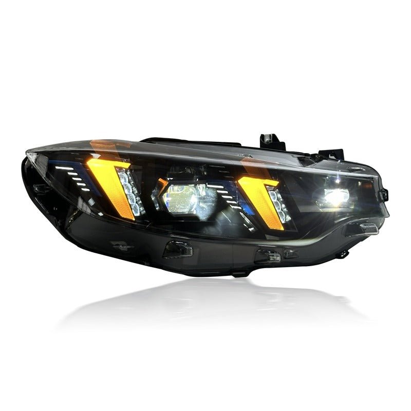 F8X F80 M3 F82 M4 & F32 Coupe Complete Snake Eyes Style LED Headlights CSL Yellow/White 2014 - 2020