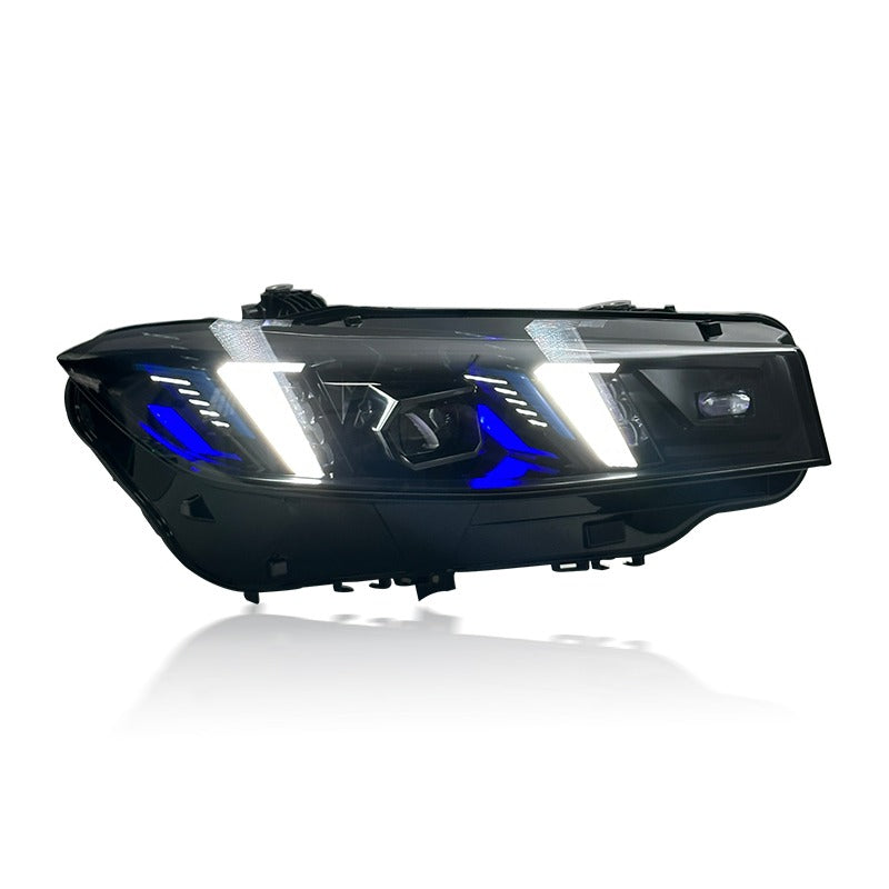 BMW G20 Complete Snake Eyes Style CSL Yellow/White LED Headlights (2023 - Current)