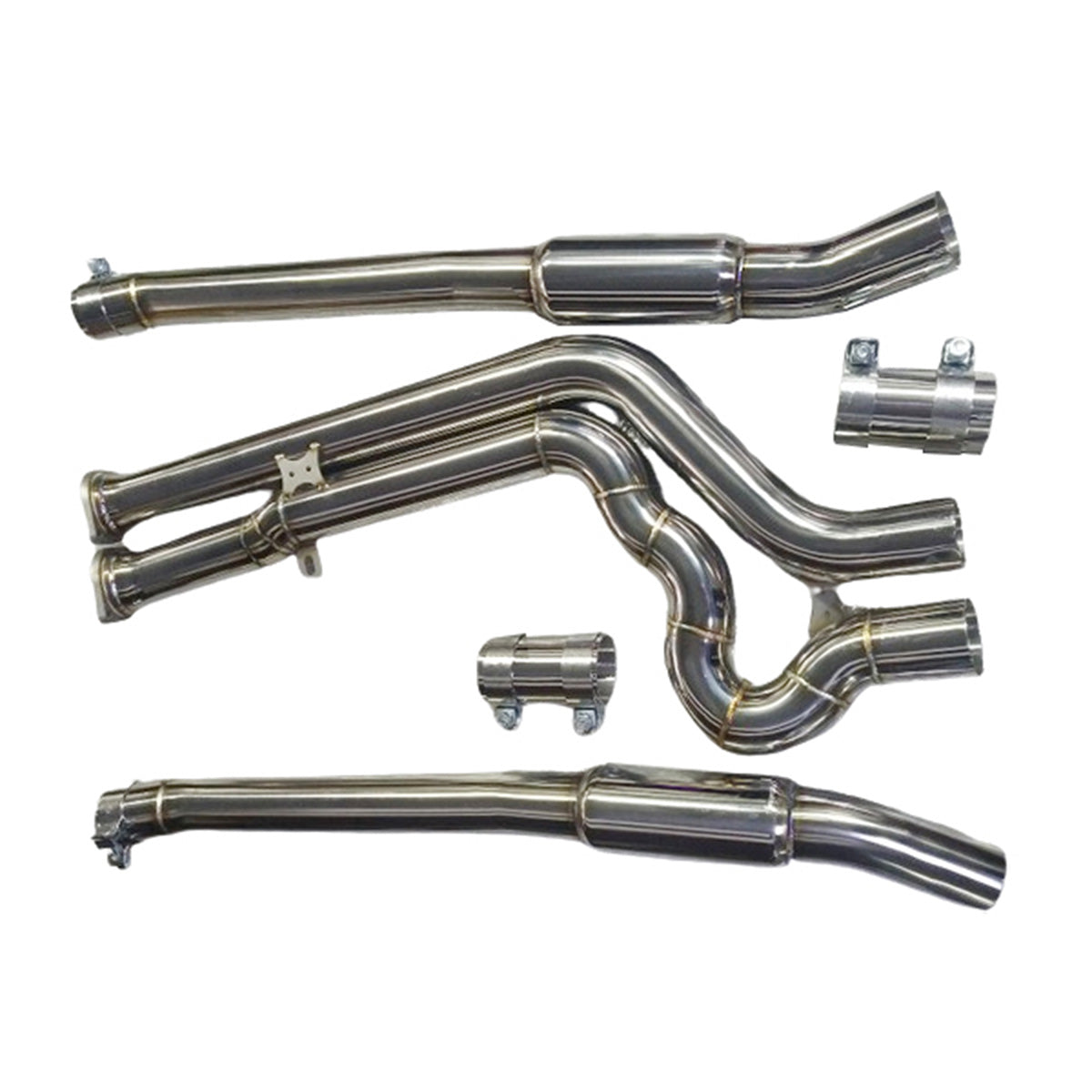 BMW X3M X4M F97 F98 Equal Length Mid Pipe with Resonator