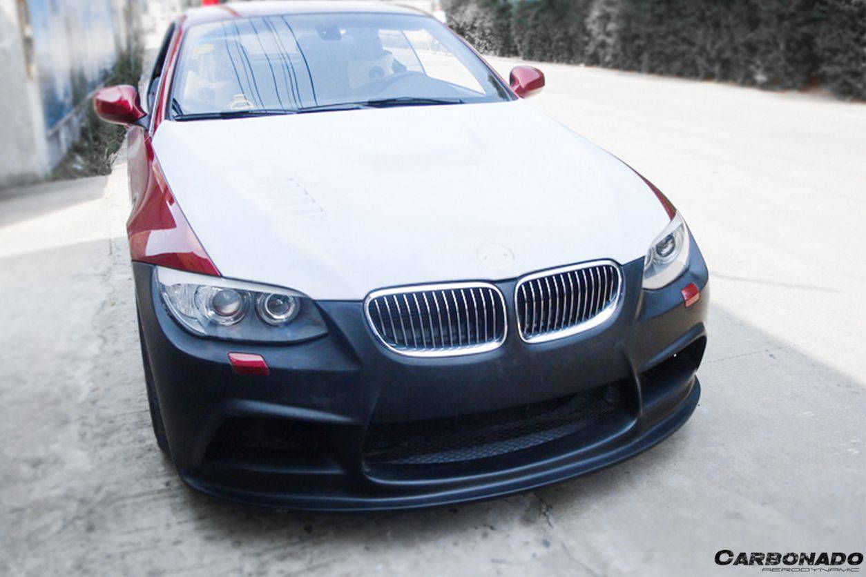 2011-2013 BMW 3 Series E93 Coupe AKM Style Front Bumper - Carbonado