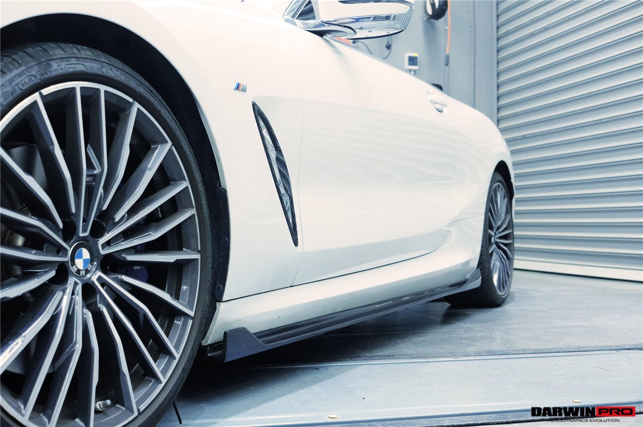 2018-2022 BMW 8 Series G14 Convertible/G15 Coupe IMP Performance Carbon Fiber Side Skirts (Add On)