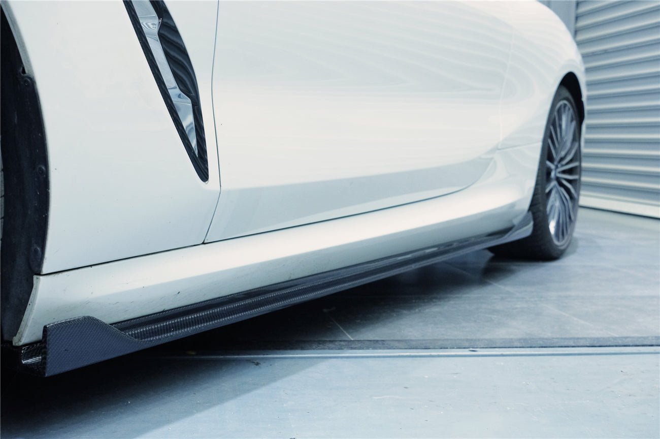 2018-2022 BMW 8 Series G14 Convertible/G15 Coupe IMP Performance Carbon Fiber Side Skirts (Add On)