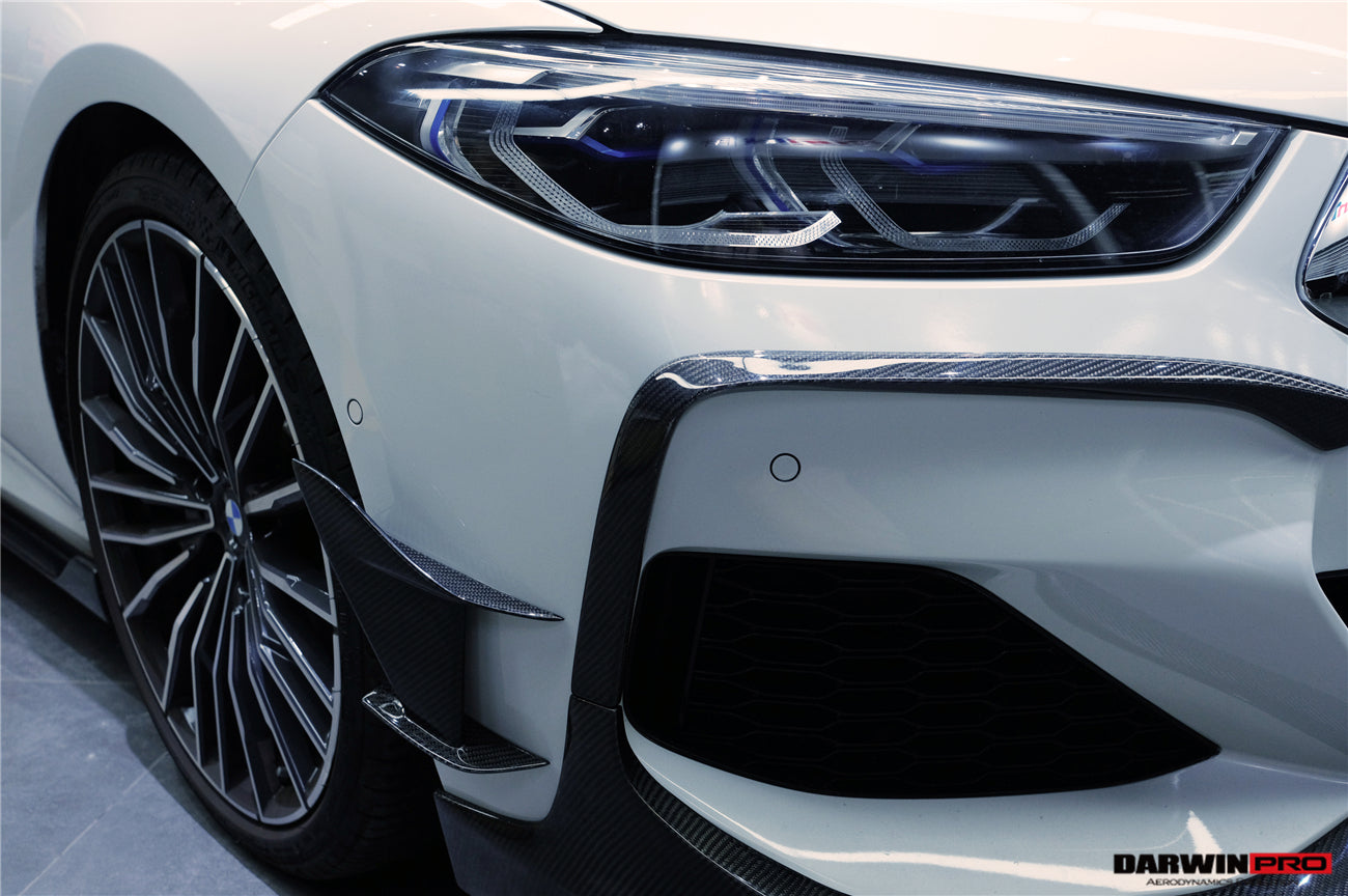 2018-2022 BMW 8 Series G14 Convertible/G15 Coupe/G16 4DR-Gran Coupe 840/850 IMP Performance Carbon Fiber Front Bumper Canards