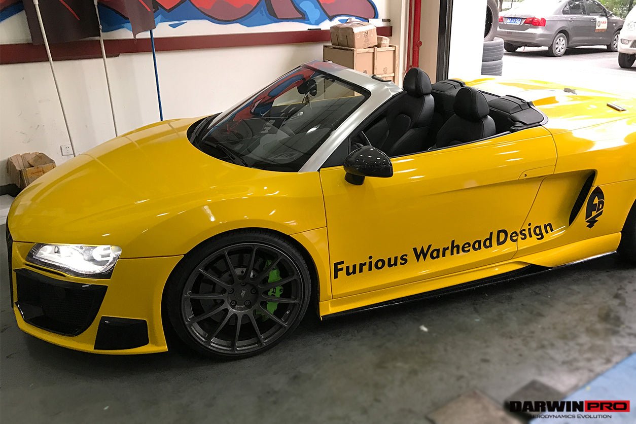 2006 - 2015 Audi R8 Coupe & Spyder DPGT Style Side Skirts