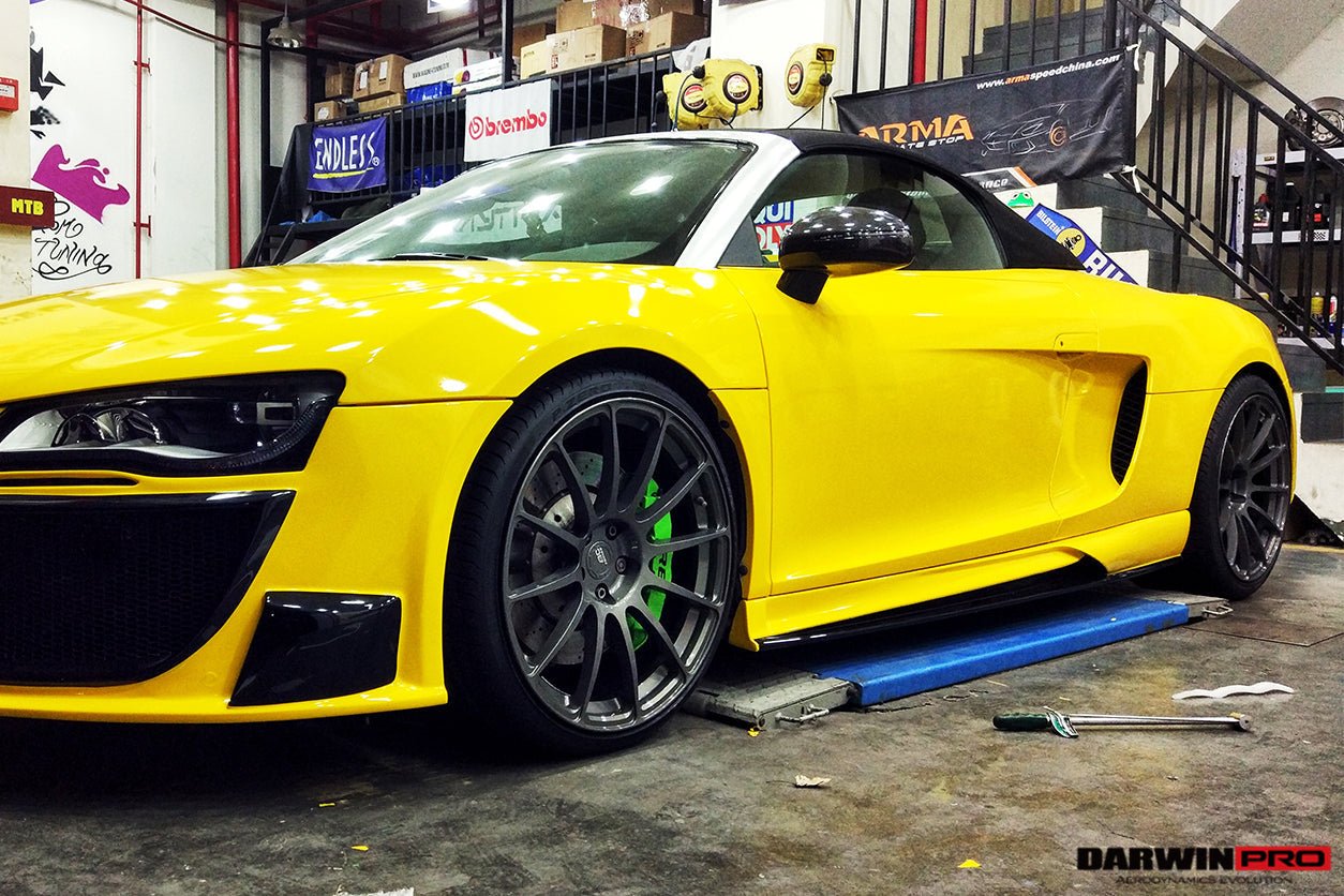 2006 - 2015 Audi R8 Coupe & Spyder DPGT Style Side Skirts