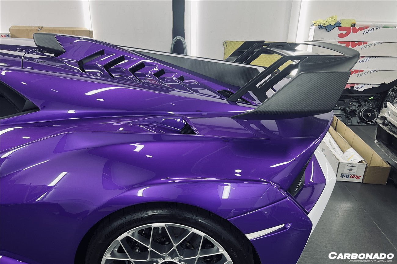 2021 - 2025 Lamborghini Huracan STO Dry Carbon Fiber Trunk Spoiler Wing