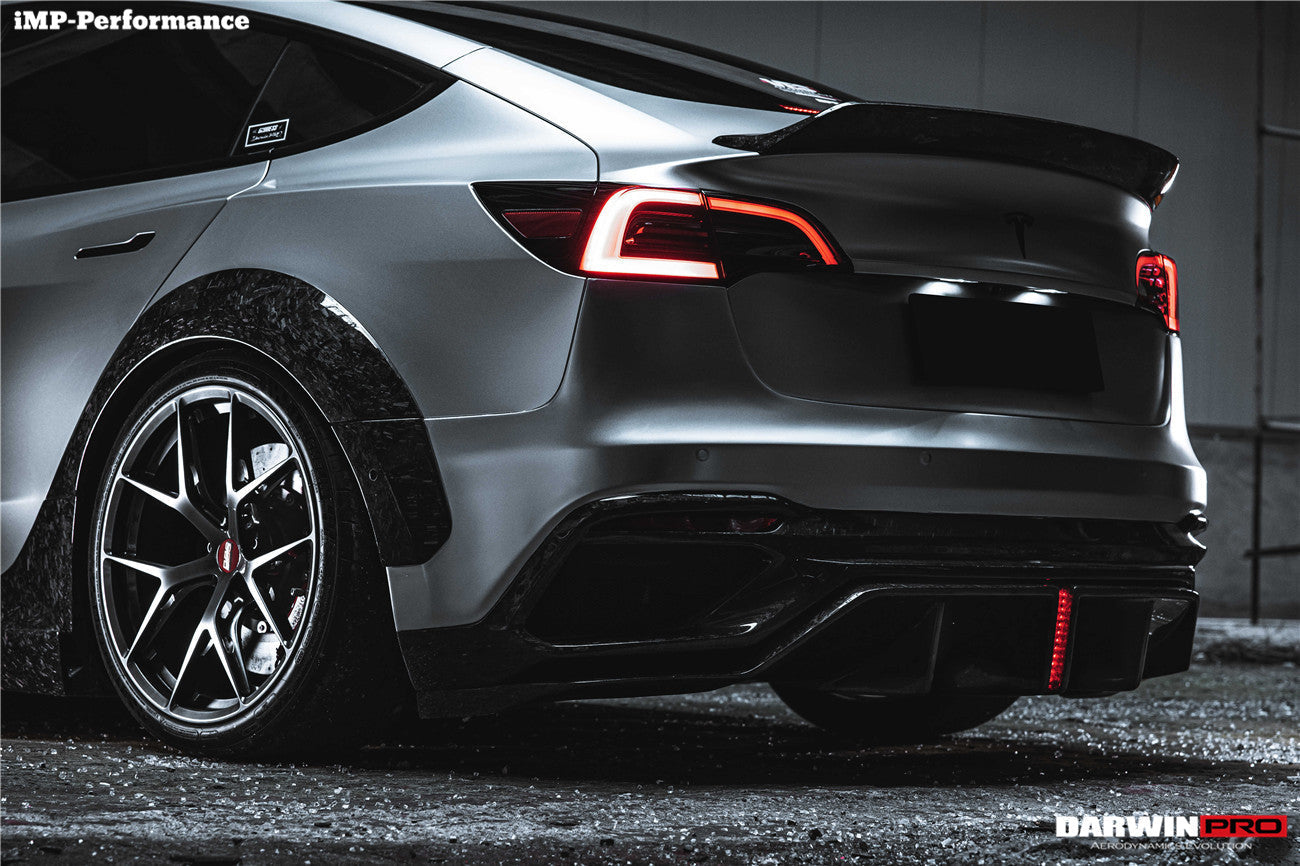 2021 - 2025 Tesla Model 3 IMP Performance Partial Carbon Fiber Full Body Kit